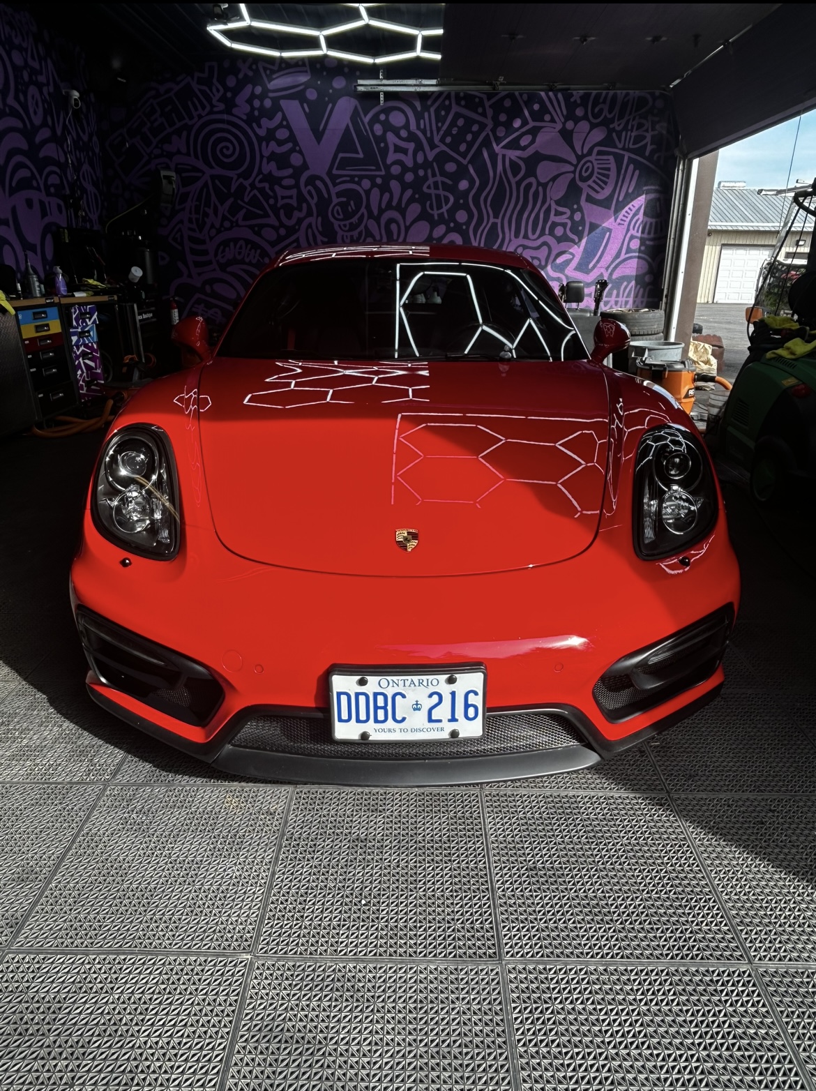 Red Porsche